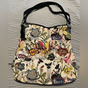 The Sak Floral/Bird Peace Tote Bag